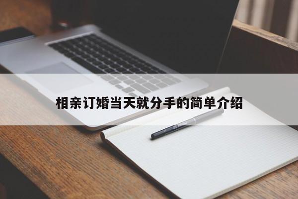 相亲订婚当天就分手的简单介绍